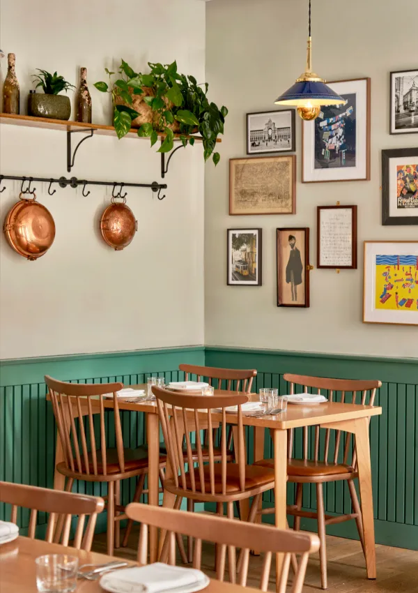 Lisboeta, Lisbon inspired restaurant on Charlotte Street, Fitzrovia